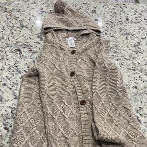 Max Studio hooded cardigan